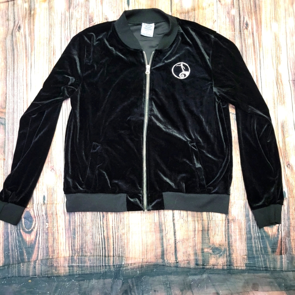 The Nightmare Before Christmas Velour zip jacket Size S